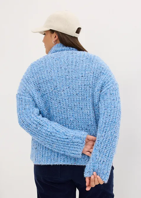 Troyer-genser med lave skulders&oslash;mmer, bonprix