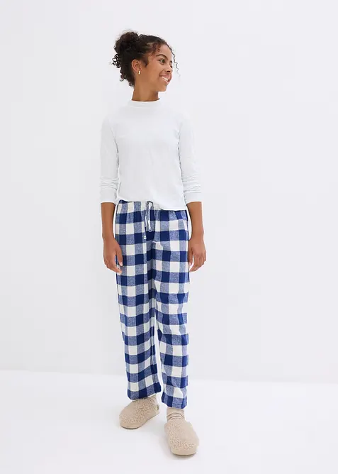 Pyjamasbukse i flanell for barn, bonprix