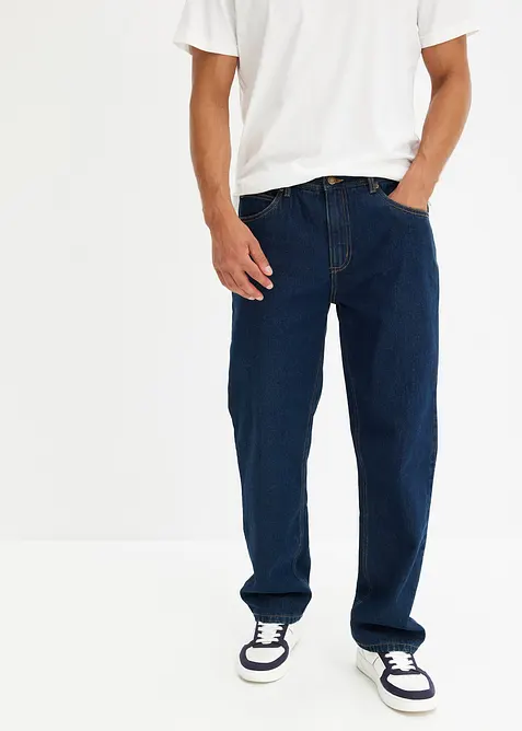 Classic Fit termo-jeans med mykt flanellfôr, Straight, bonprix