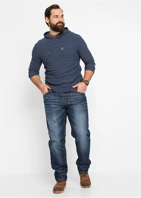 Hettegenser med myk bomull, bonprix