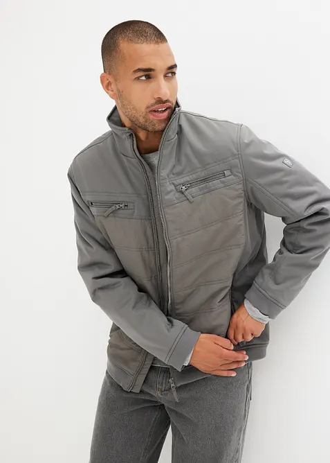 Softshell-vinterjakke i bomberjakkemodell, bonprix