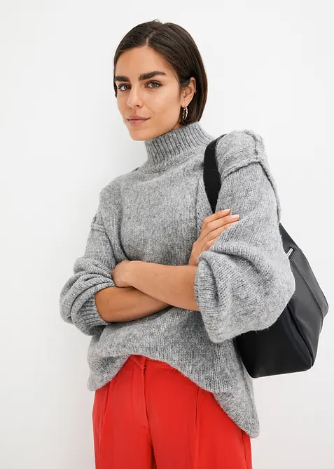 Grovstrikket genser, bonprix