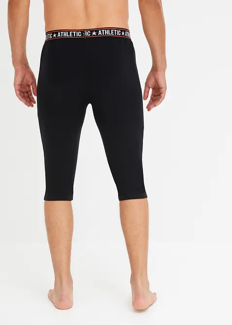 Lang underbukse i 3/4-lengde med bomull (2-pack), bonprix