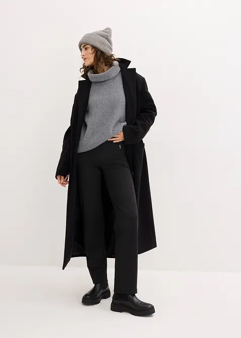 Termoleggings med glidel&aring;slommer, bonprix