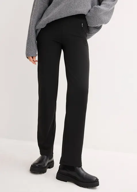 Termoleggings med glidel&aring;slommer, bonprix