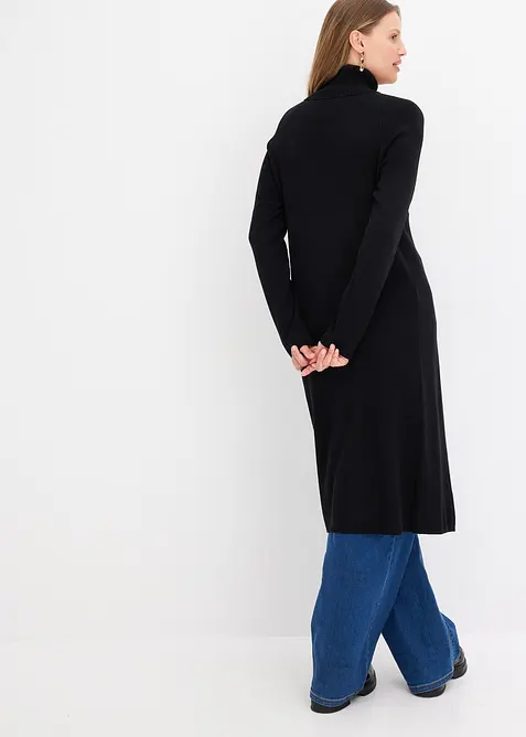 Lang genser med splitt, bonprix