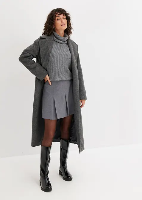 Miniskjørt i viskosemiks, bonprix