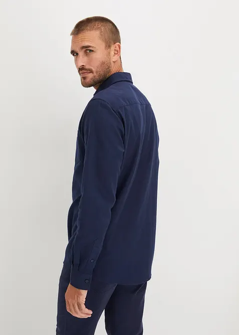 Langermet flanellskjorte i 100% bomull, bonprix