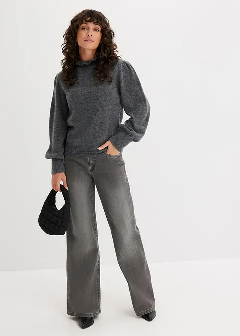 Genser med høy hals, bonprix