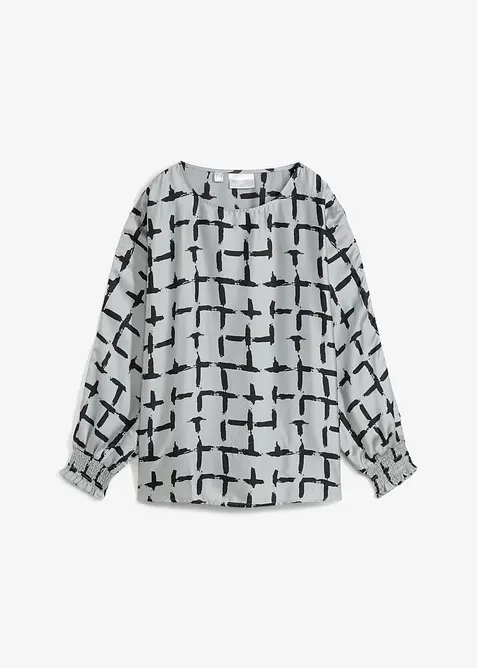 Blusetunika med flaggermusermer, bonprix