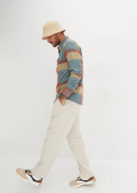 Flanellskjorte i 100% bomull, bonprix