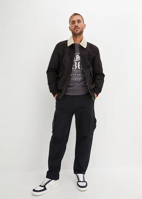 Sweatshirt i myk bomullsmiks, bonprix