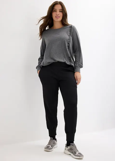 Joggebukse i superstretch med mykt fôr, bonprix