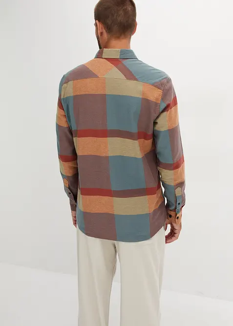 Flanellskjorte i 100% bomull, bonprix