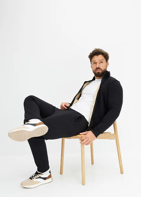 Vintervarm joggedress med mykt fleecefôr, bonprix