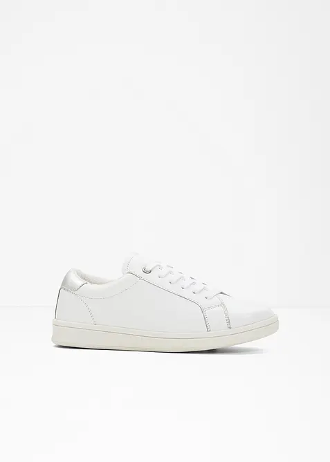 Sneakers i skinn, bonprix