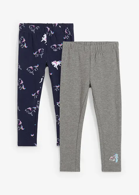 Termoleggings med viskosemiks (2-pack), bonprix