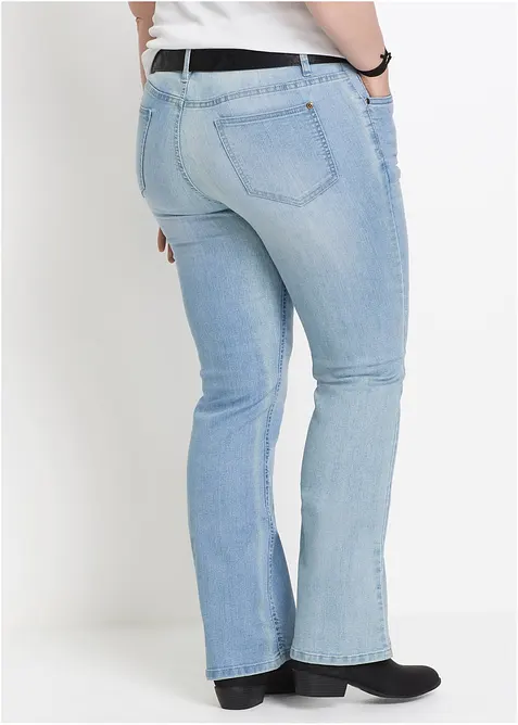 Bootcut-jeans Mid Waist, Komfort-Stretch, bonprix