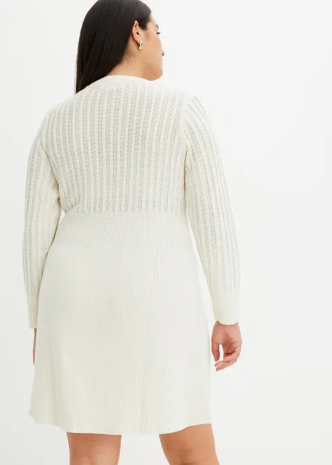 Strikket kjole, bonprix