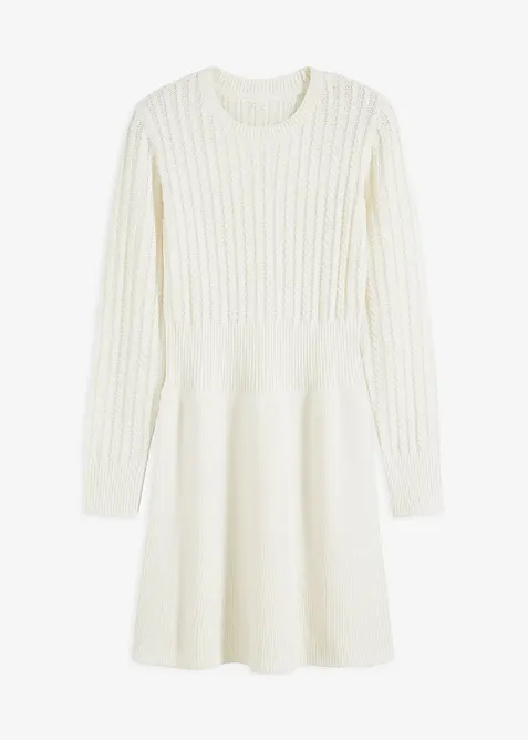 Strikket kjole, bonprix