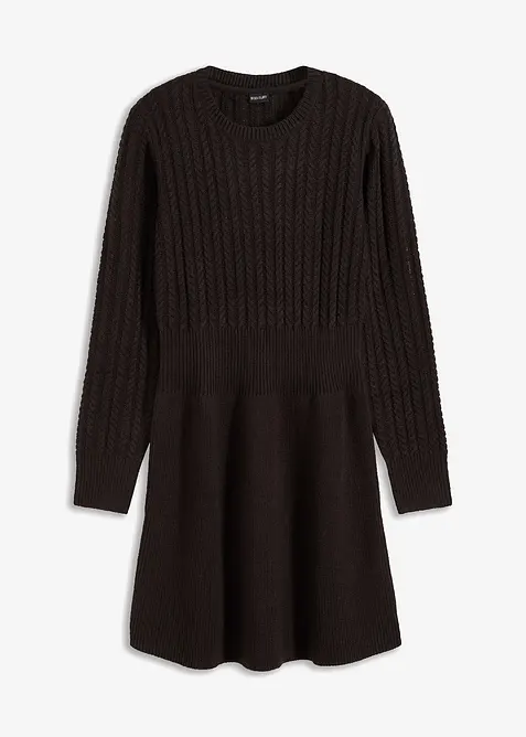 Strikket kjole, bonprix