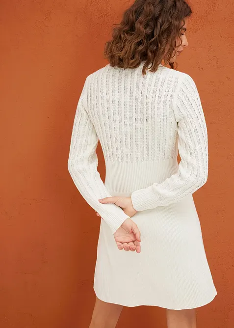 Strikket kjole, bonprix