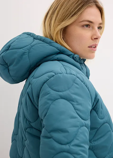 Vattert jakke med hette, bonprix