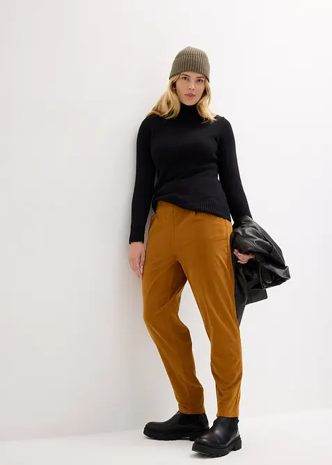 Kordbukse av økologisk bomull, bonprix