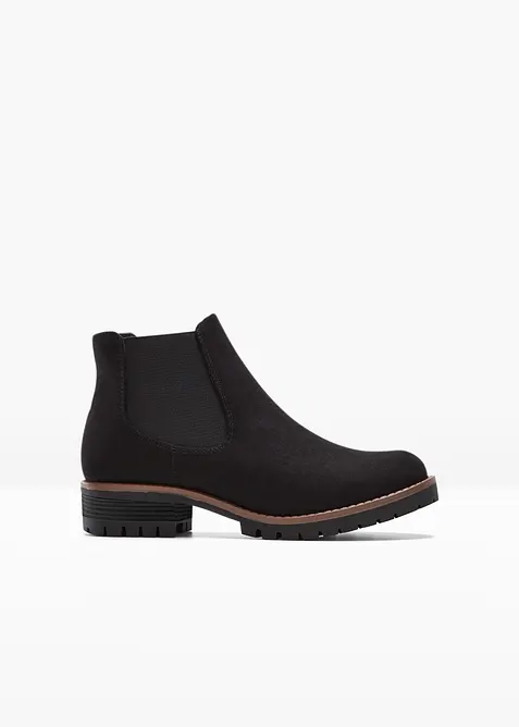Chelseaboots med profilerte s&aring;ler, bonprix