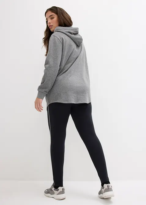 Joggedress med lang sweatshirt og leggings (2-delt sett), bonprix