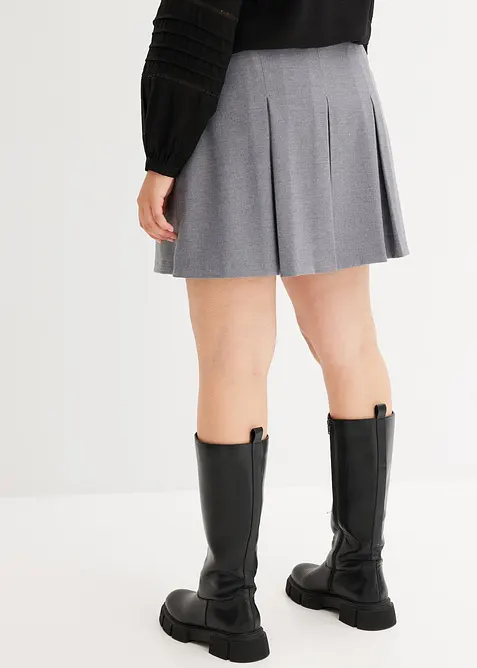 Miniskjørt i viskosemiks, bonprix