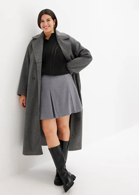 Miniskjørt i viskosemiks, bonprix