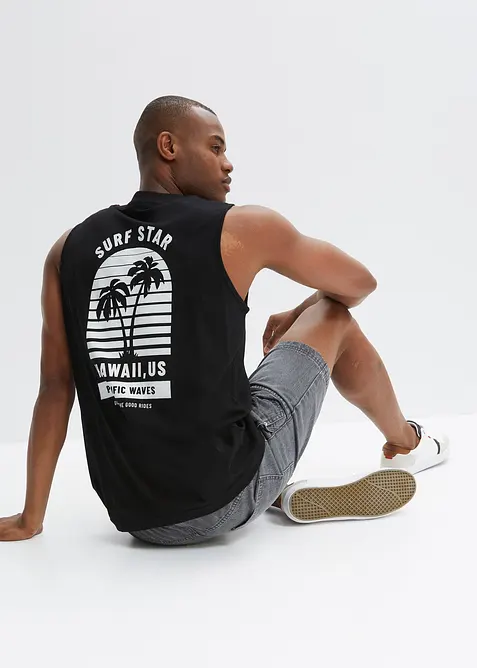 Singlet i 100% bomull, Loose Fit, bonprix