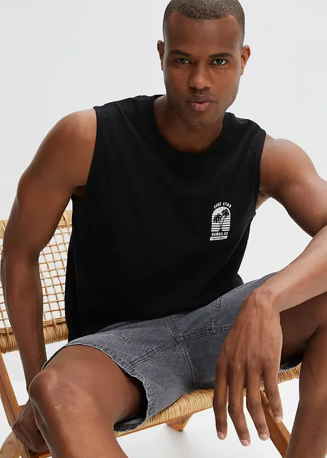 Singlet i 100% bomull, Loose Fit, bonprix