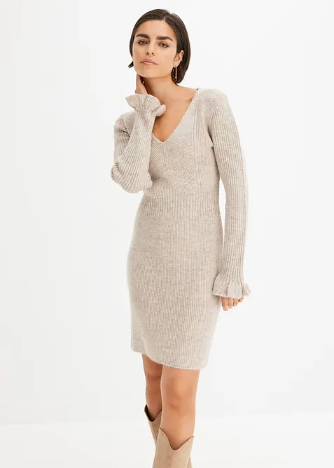 Strikkekjole, bonprix