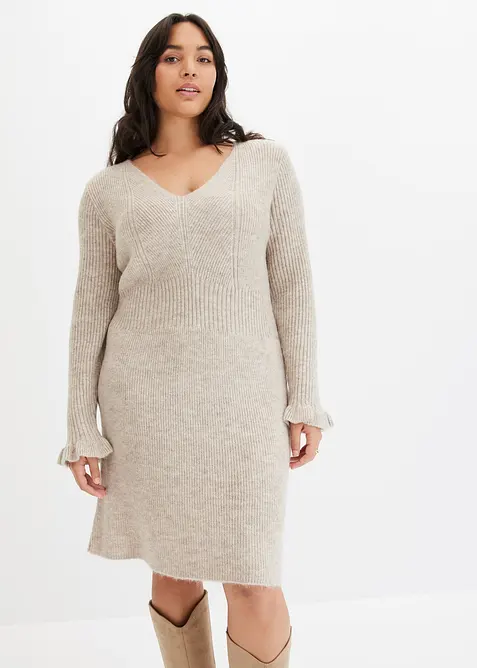 Strikkekjole, bonprix