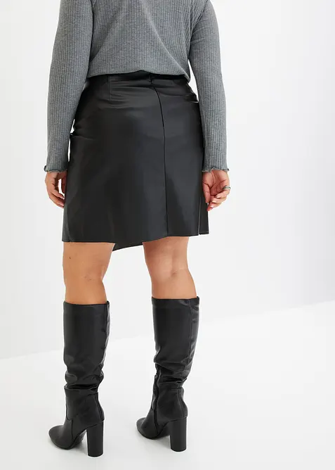 Skj&oslash;rt i imitert skinn, bonprix