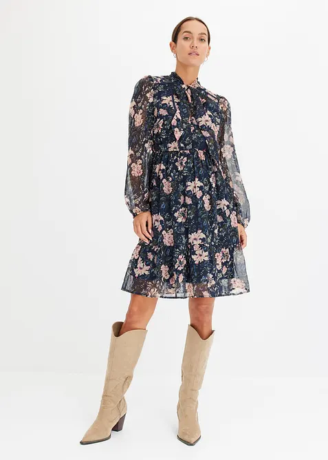 Chiffonkjole, bonprix