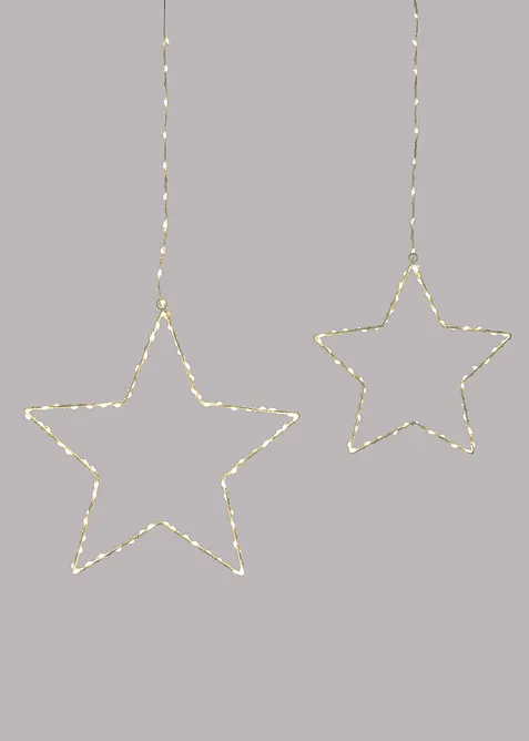 Sett med hengende LED-pynt, bonprix