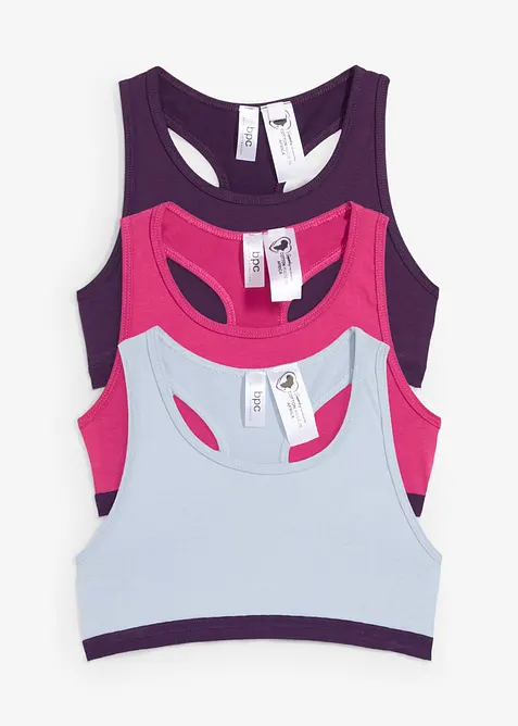 BH-topp med myk bomull (5-pack), bonprix