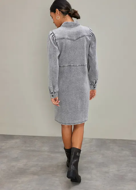 Jeanskjole i kort modell, bonprix