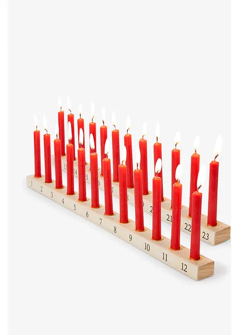 Adventskalender med lys, bonprix