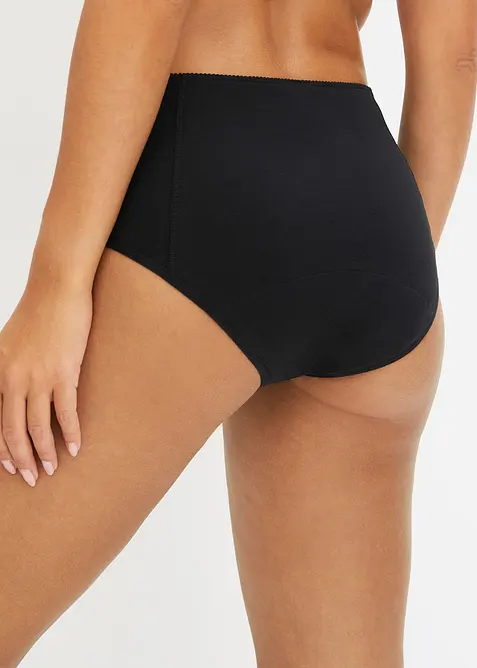 Menstruse med h&oslash;y midje og middels h&oslash;y absorberingsevne (2-pack), bonprix