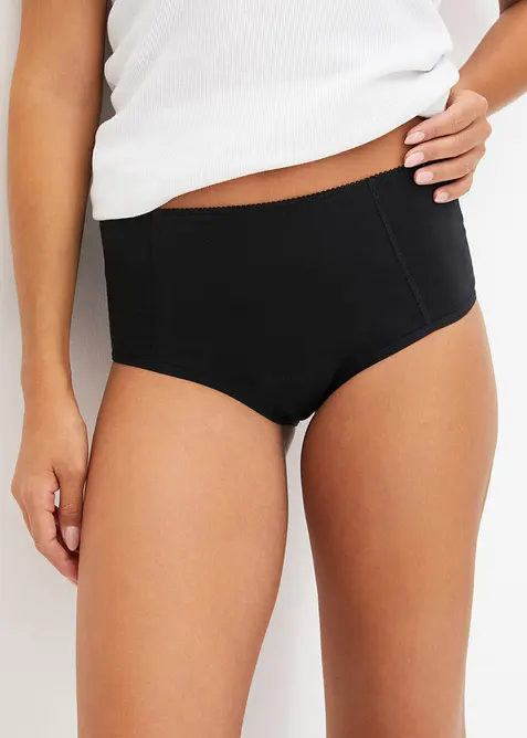 Menstruse med h&oslash;y midje og middels h&oslash;y absorberingsevne (2-pack), bonprix