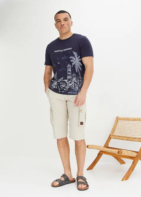 T-skjorte i 100% bomull, bonprix