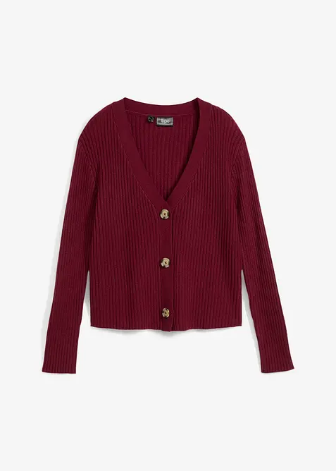 Ribbestrikket cardigan, bonprix