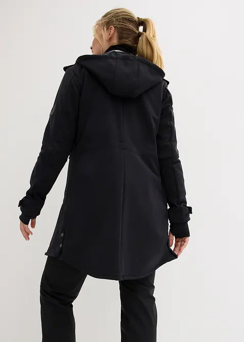 Softshellparkas i superstretch, vannavvisende, bonprix