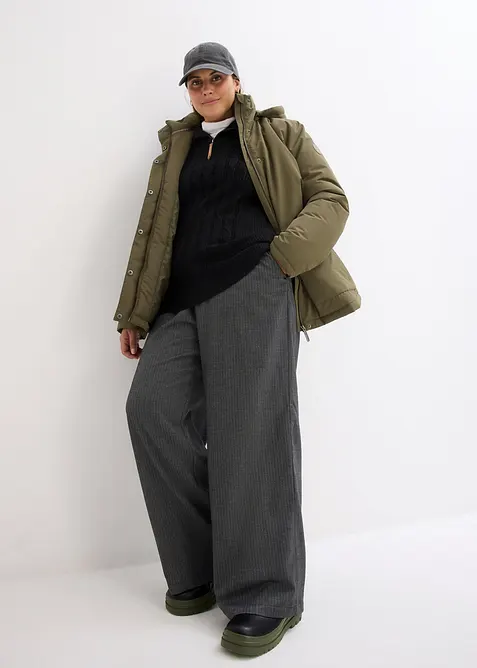 Vinterjakke med p&aring;satte lommer, bonprix