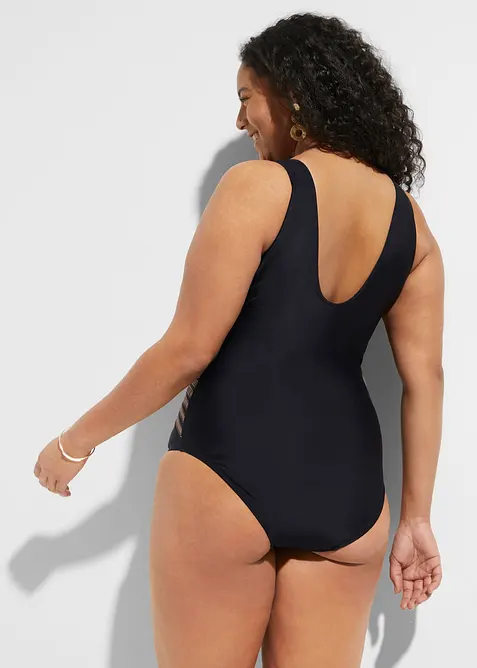 Shape-badedrakt i omslagslook, middels formende, bonprix