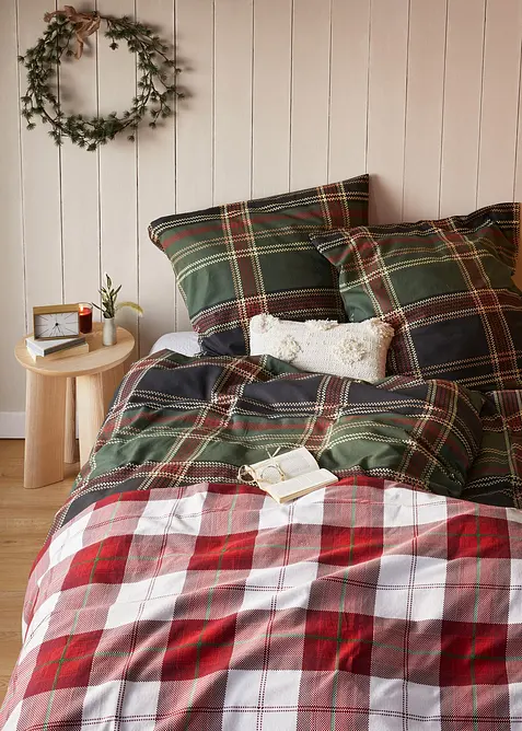 Sengesett med ruter, bonprix